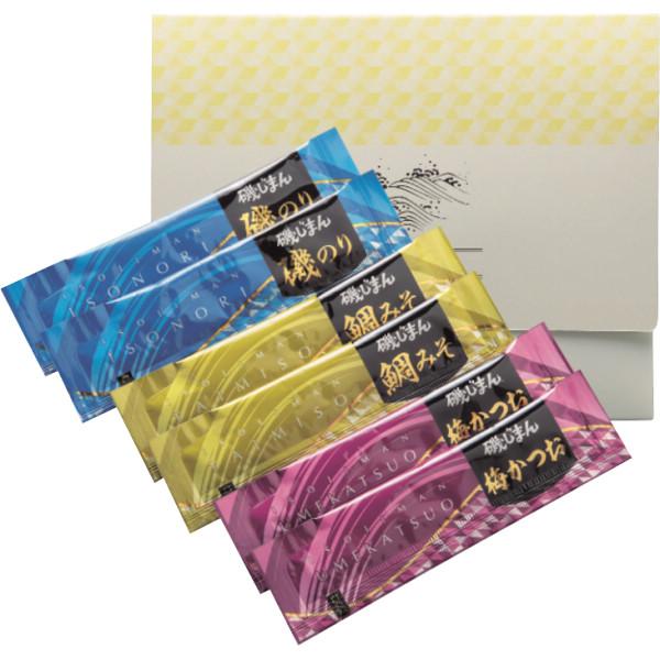 気の張らない進物をセットにしました。祝賀行事や催事の記念品などにも最適です。●磯のり・鯛みそ・梅かつお各10ｇ×2ＩＢＳ−6