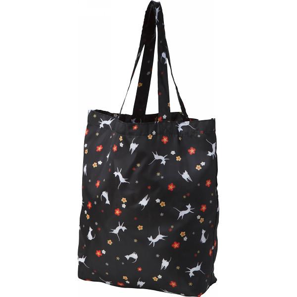 サブバッグとして携行しておくと便利です●エコバッグ1個●ポリエステル100％●現品（本体）約38×マチ13×40ｃｍ・持ち手高さ約25ｃｍ・（収納袋）約7.5×マチ2×8ｃｍタイプ：白猫