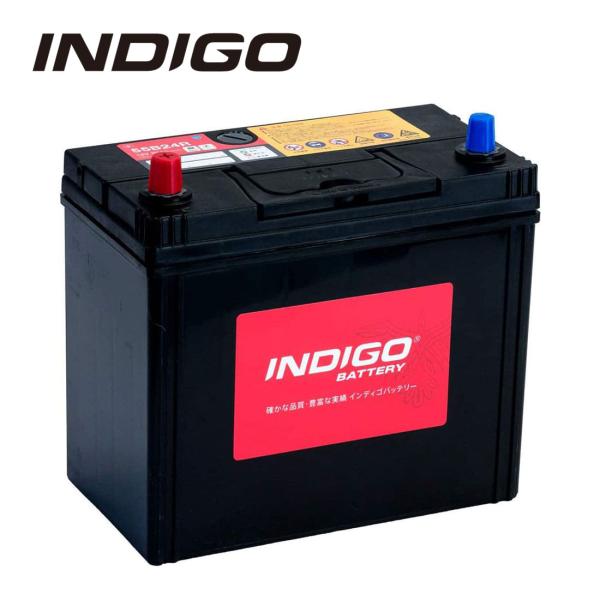 INDIGO インディゴ カーバッテリー 55B24R 車 MAZDA マツダ AZオフロード H16/10〜H26/3 ABA-JM23W