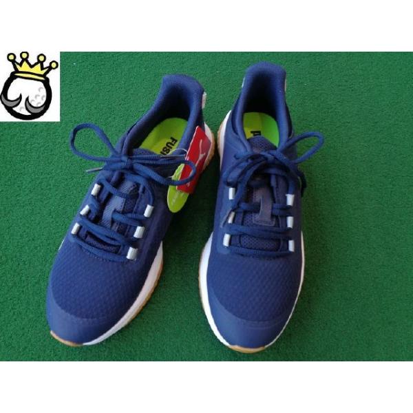 ■商品詳細種別：シューズメーカー：プーマモデル：フュージョングリップ 377527 03 NV/SV 25.5cm店舗管理番号：0状態：新品【その他コメント】〇新品！プーマ フュージョングリップ ゴルフシューズ/377527/カラー：ネイビ...