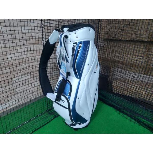 GK豊田▼ 884  【未使用品】ダンロップ■ゼクシオGGC-X164■超軽量■カートキャディバッグ■ホワイト■オススメ♪