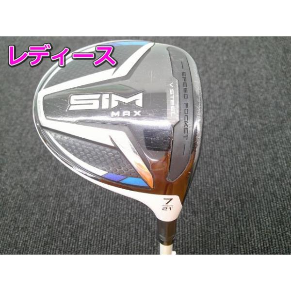 ■種別：レディースフェアウェイウッド　■メーカー：テーラーメイド■モデル：SIM MAX　■シャフト：TENSEI BLUE TM 40(JP)■フレックス：L　■ロフト：21■本数：1　■番手：7W■長さ：39.5　■クラブ重量：310■...