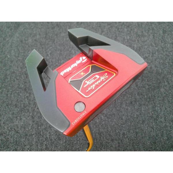 【未使用】テーラーメイド　スパイダー　GT レッド　シングルベンド。 スパイダー GT レッド／Spider GT RED シングルベント パター