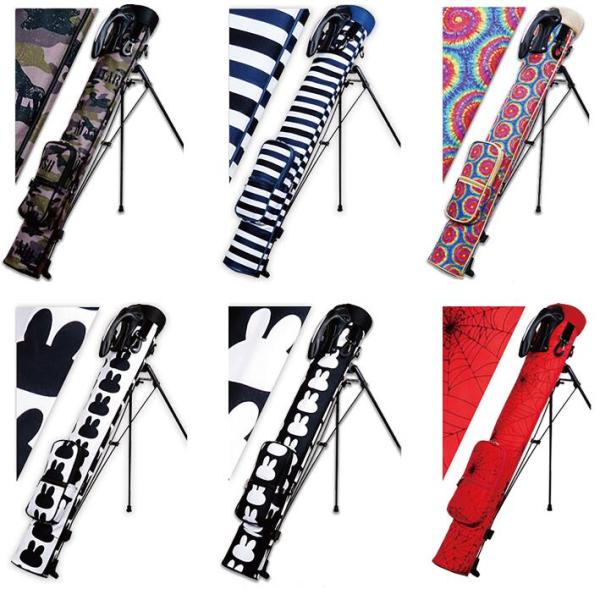 ゴルフ セルフスタンドバッグ 軽量 1.0kg 4〜2本収納 練習用