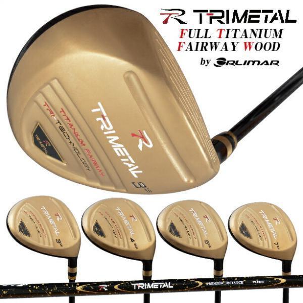 オリマー ORLIMAR トライメタル ゴルフ フェアウェイウッド ゴールド
