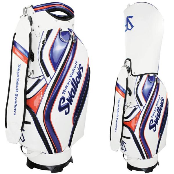 東京ヤクルトスワローズ ゴルフ 9.5型 キャディバッグ ゴルフバッグ