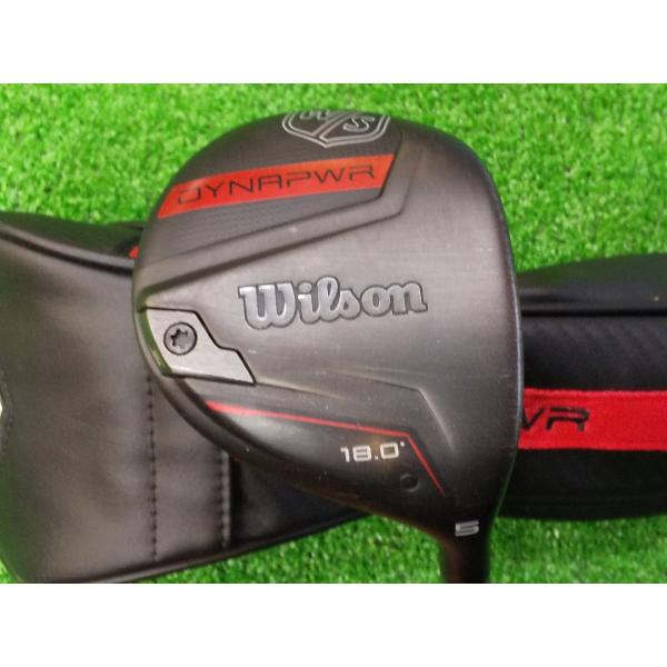ウィルソン スタッフ フェアウェイウッド Wilson Staff DYNAPWR 5W 18度 (S) HZRDUS SMOKE Red RDX ヘッドカバー付 *MP@1*L*077