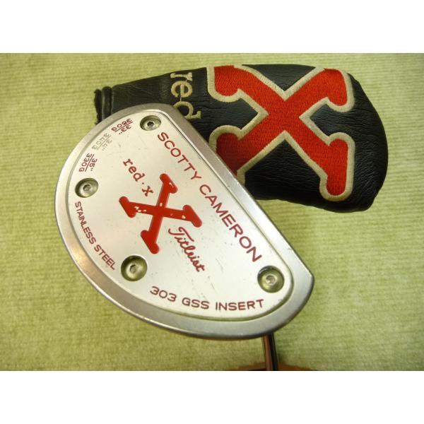 スコッティキャメロン RED X 303 GSS インサート INSERT レッド エックス SCOTTY CAMERON 34インチ ヘッドカバー付 BabyT 　　 *MP@1*Q*044