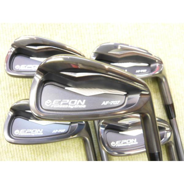 【現行品】EPON AF707 アイアン5本セット6〜P 日本限定☆EPON エポン AF-707 BK アイアン 5本セット (6I-PW) NEW MCI