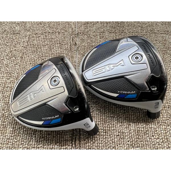 SIM 即決！◇超人気のチタンFW◇ヘッド2個セット◇テーラーメイド 3W