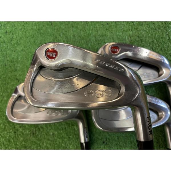 【値下】プロギア PRGR NEW egg フォージド アイアン 2019 5番 NEW egg ニュー エッグ フォージド アイアン 2019 7I〜PS 4本 MCI 80
