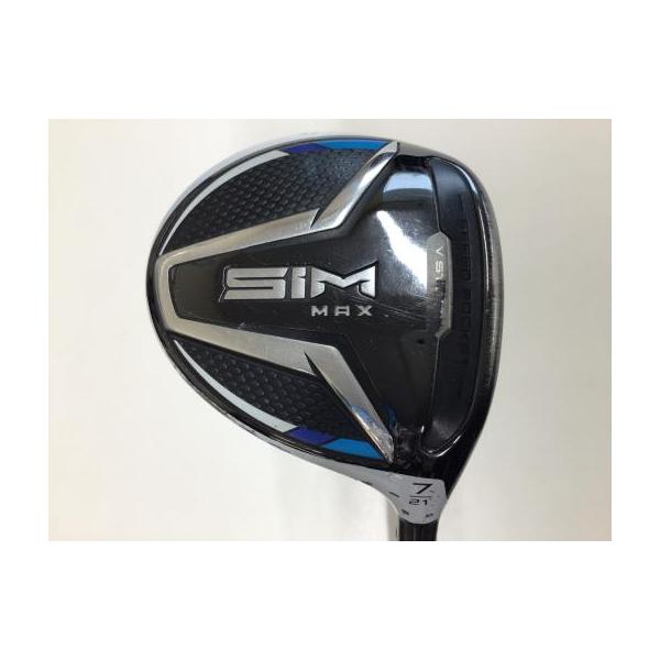 中古　Dランク　テーラーメイド　ＳＩＭ　ＳＩＭ　ＭＡＸ　７Ｗ　レディース　フェアウェイウッド　ＴＥＮＳＥＩ　ＢＬＵＥ　ＴＭ４０（ＦＷ） 　フレックスＬ ロフト角:21.00
