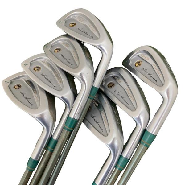 中古　Cランク　本間ゴルフ　ＬＢ　ＬＢ−６０６　黒七宝　　８Ｓ　レディース（実本数：７本セット）　アイアンセット　１Ｓ　ＮＥＷ　ＴＩＴＡＮＩＵＭ　ＣＡＲＢＯＮ 　フレックスその他 ロフト角:27.00