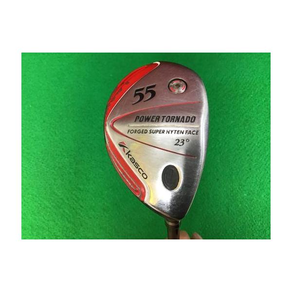 中古　Dランク　キャスコ パワートルネード 7(TYPE-U) POWER TORNADO 7(TYPE-U) 55 レディース ユーティリティ ELASTER U4600 40インチ フレックスL