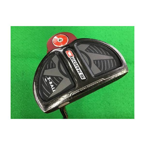 【美品】オデッセイ オー・ワークス　 2-Ball パター /ブラック O-WORKS オデッセイ オー ワークス 2ボール パター O WORKS 2・BALL 33