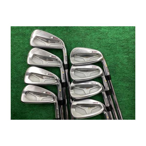 PING S55 アイアンセット フレックスＸ PING（ピン） アイアンセット S55 PING S55 8S フレックスX 中古 C