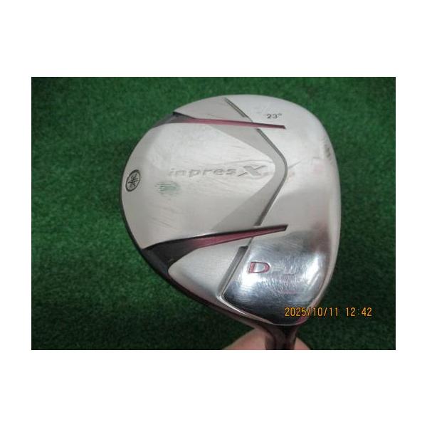 中古　Cランク　ヤマハ　ｉｎｐｒｅｓ　Ｘ　ｉｎｐｒｅｓ　Ｘ　Ｄ　ＦＷ　７Ｗ　レディース　フェアウェイウッド　ＴＸ−４１０Ｆ 　フレックスＲ ロフト角:23.00