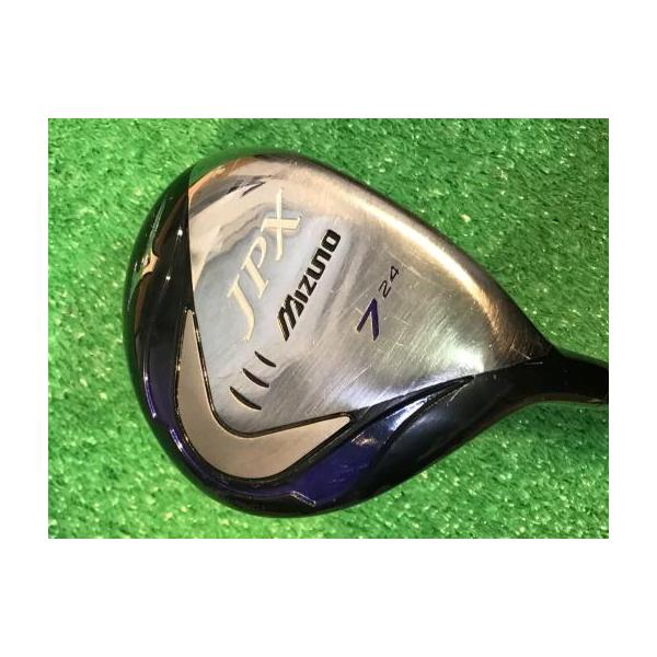 中古　Cランク　ミズノ　ＪＰＸ　ＪＰＸ　フェアウェイウッド（２００７）　７Ｗ　レディース　フェアウェイウッド　ＱＵＡＤ　ＪＰＸ　ＳＨＡＦＴ 　フレックスＡ ロフト角:24.00