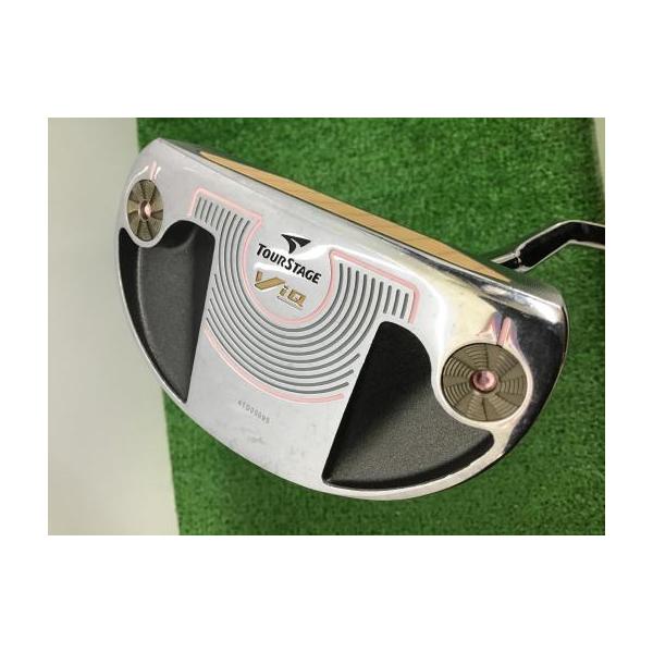 中古　Cランク　ブリヂストン　ＴＯＵＲＳＴＡＧＥ　ＴＯＵＲＳＴＡＧＥ　ＶｉＱ　ＣＬ（２００８）　ＴＹＰＥ　Ｍ（クリスタルピンク）　３２インチ　パター　スチール 　フレックスその他 ロフト角:3.00