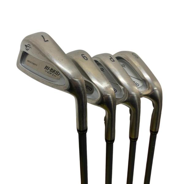 中古　Cランク　ダンロップ　ＨＩ−ＢＲＩＤ　ＨＩ−ＢＲＩＤ　ＣＦ１　　７Ｓ　レディース（実本数：４本セット）　アイアンセット　ＨＢ２００ 　フレックスＬ ロフト角:26.00