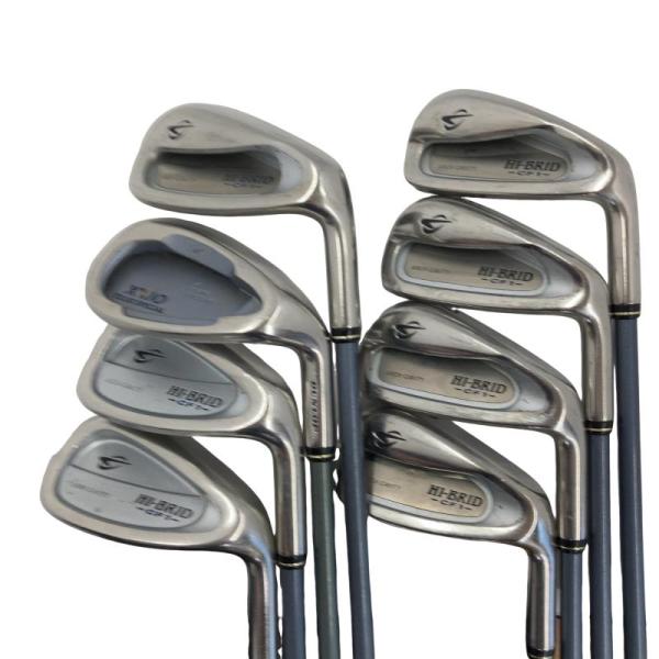 中古　Dランク　ダンロップ　ＨＩ−ＢＲＩＤ　ＨＩ−ＢＲＩＤ　ＣＦ１　　８Ｓ　レディース（実本数：８本セット）　アイアンセット　ＨＢ２００ 　フレックスＬ ロフト角:26.00