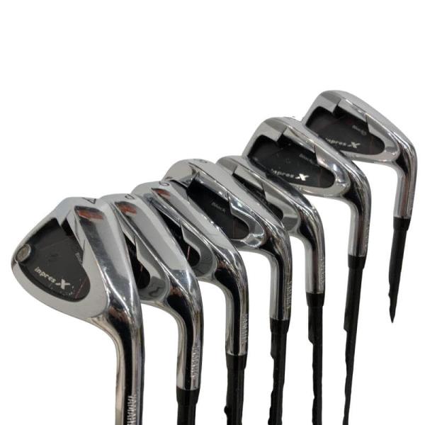 6D44 ヤマハインプレス inpresX DBlack アイアン 8本 YAMAHA（ヤマハ） inpres X D BLACK 8S アイアンセット IR フレックスR