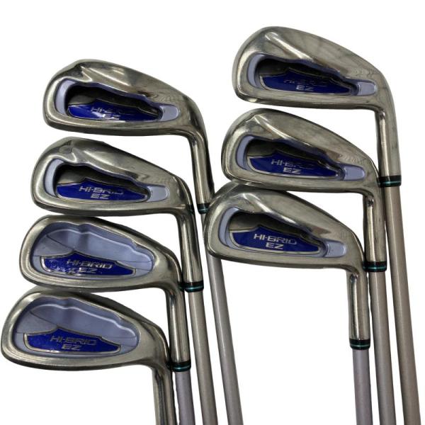 美品 レディース クラブセット DUNLOP HI-BRID EZ 8本 DUNLOP（ダンロップ） HI-BRID EZ 8S レディース アイアンセット IR