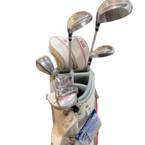 BRIDGESTONE GOLF BG-100L レディース クラブセット右用 BRIDGESTONE GOLF ブリヂストン BG-100L 8S レディース(ピンクCB付