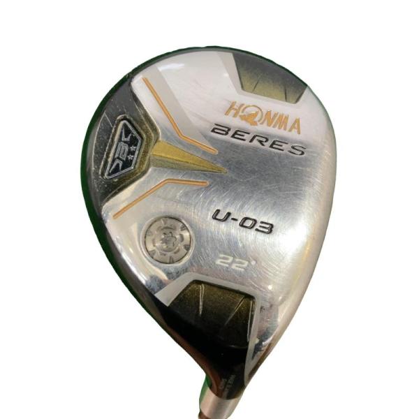 未使用 HONMA BERES U-22ユーティリティ22° R 5S カバー付 HONMA GOLF（本間ゴルフ） BERES U-03 22° ユーティリティ UT