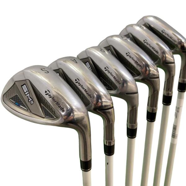 【美品】TaylorMade SIM2 MAX レディース アイアン・ドライバー TaylorMade（テーラーメイド） SIM2 MAX 6S レディース アイアンセット
