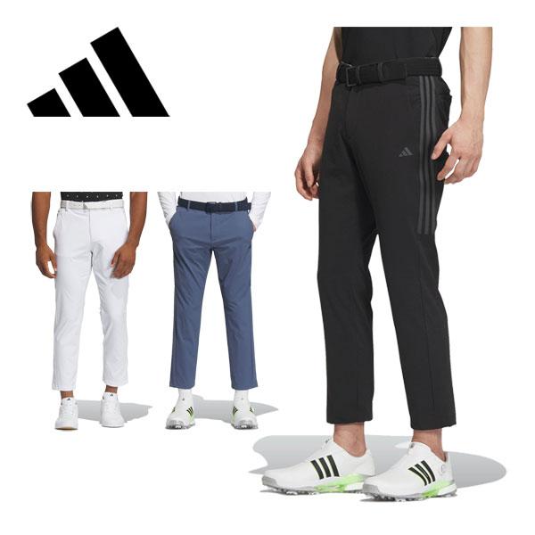 アディダス ゴルフウェア メンズ スリーストライプス 4WAYストレッチ アンクルパンツ IKK84 2024年春夏モデル adidas（アディダス） ゴルフウェア メンズ スリーストライプス 4WAY