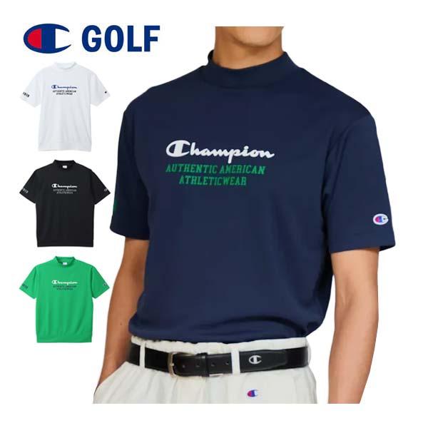 Champion（チャンピオン） ゴルフ モックネック 半袖シャツ ウェア