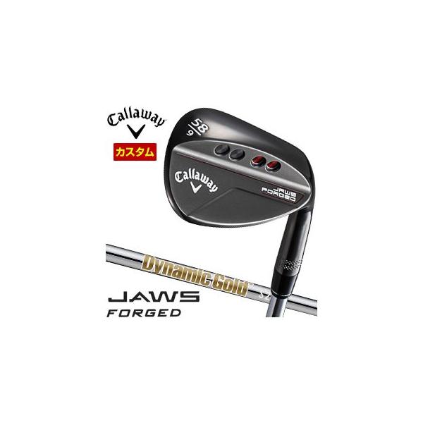 特注カスタムクラブ キャロウェイ JAWS FORGED ウェッジ チャコールブラック Dynamic Gold HT シャフト JAWS 特注カスタムクラブ キャロウェイ FORGED ウェッジ チャコール
