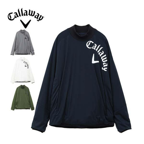 キャロウェイ スターストレッチ ふんわり裏地 プルオーバー モックネック ブルゾン ゴルフウェア メンズ 2024年秋冬モデル M-3L C24215107 Callaway（キャロウェイ） スターストレッチ ふんわり裏地 プル