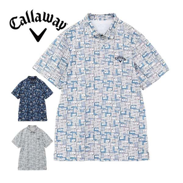 Callaway（キャロウェイ） メンズ ゴルフウェア アートプリントカノコ