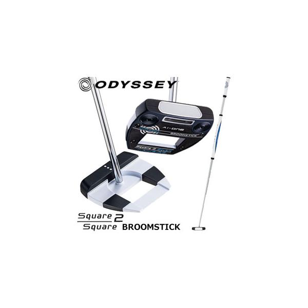 新品】オデッセイ Squqre 2 Square BROOMSTICKパター 新品】オデッセイ Squqre 2 Square BROOMSTICKパター