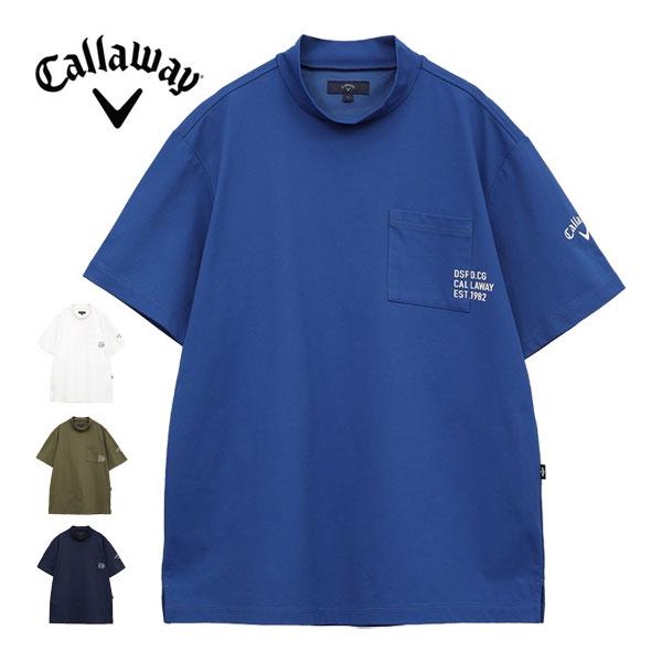 Callaway（キャロウェイ） -3℃裏クール 天竺 モックネック 半袖シャツ