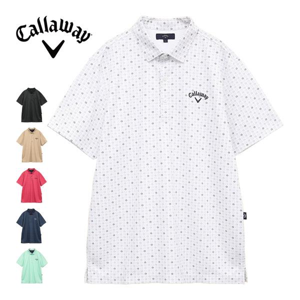 Callaway キャロウェイ -3℃裏クール ロゴプリントカノコ 半袖