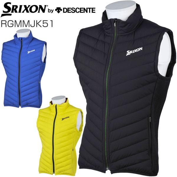 日本最級 秋冬ウェアが50 Off 在庫限り スリクソン By デサント メンズ ゴルフウェア フルジップ ダウンベスト Rgmmjk51 M 3l メンズウエア