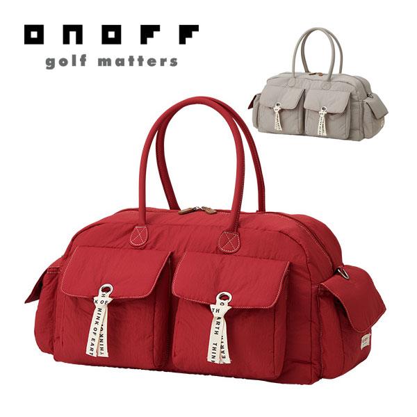 極美品】J.LINDEBERG 2WAYボストンバッグ 赤 シューズポケット付