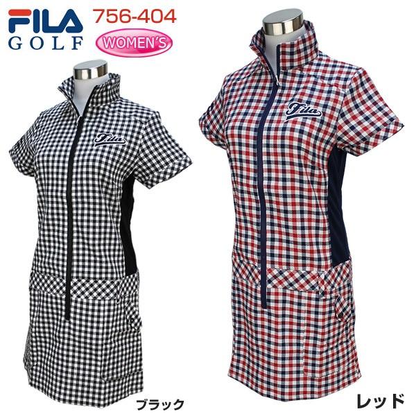 フィラ ゴルフ レディースウェア シアサッカー チェック柄 半袖ワンピース 756 404 Fl16s ゴルフレンジャー 通販 Yahoo ショッピング