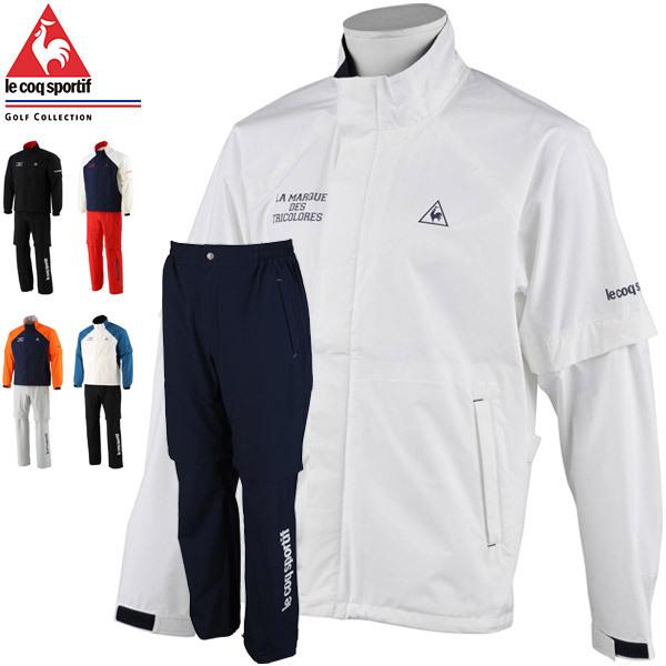 ルコックゴルフ メンズ ゴルフウェア RAIN FORCER LIGHT 袖ディ  