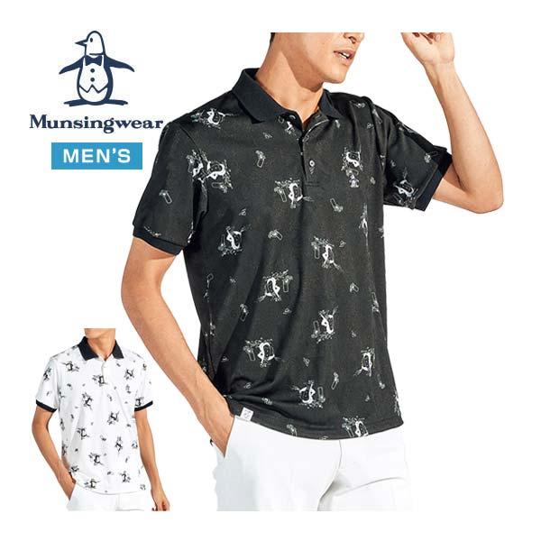 ♡極美品♡MUNSING WEAR マンシングウェア シャツ　ロゴ柄 ゴルフ Munsingwear（マンシングウェア） シーズンコレクション サン