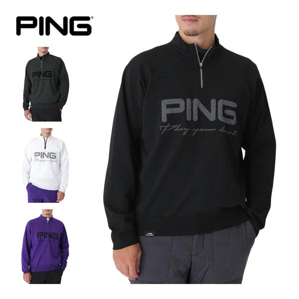 PING（ピン） パフォーマンスアパレル ハーフジップ ハイネック