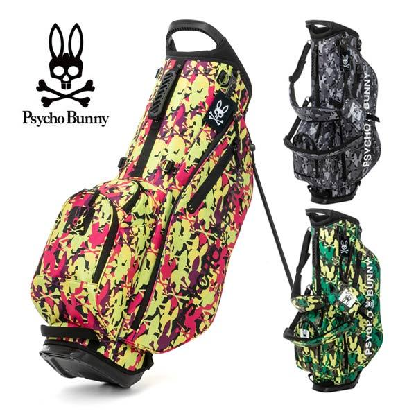 ※サイコバニーゴルフ スタンドキャディバッグ LWG CAMO PBMG4SC6 Psycho Bunny（サイコバニー） ゴルフ スタンドキャディバッグ LWG