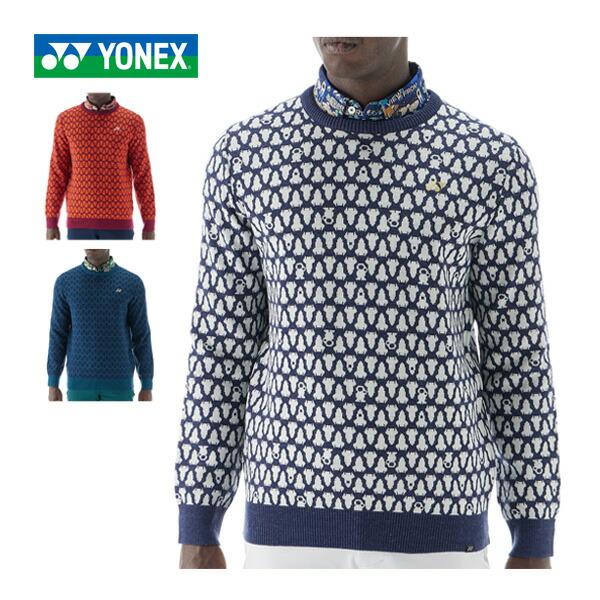 YONEX（ヨネックス） オマケ付き 総柄 クルーネック セーター ゴルフ