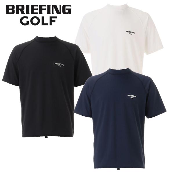 ブリーフィング　ブリーフィングゴルフ　モックネック　L 美品　ストレッチ 即納】2024 BRIEFING GOLF ブリーフィング メンズ ロゴ モック