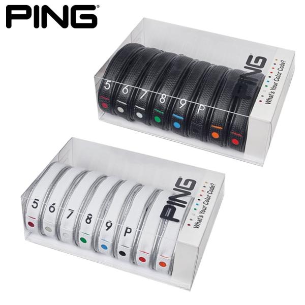 PING ピンゴルフ HC-C191 カラーコード アイアンカバー 8個セット 34549 日本正規品 pnap