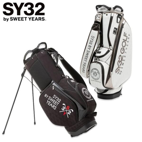 【美品】キャディバッグ SY32 BY SWEET YEARS ホワイト SY32 by SWEET YEARS SYG LOGO CANDDY BAG WHITE | SY32 by