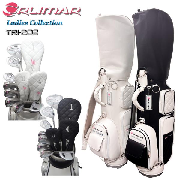 ⭐レディースORLIMARキャディバッグ、ゴルフクラブ未開封ラップ付き8本セット ORLIMAR（オリマー） 2026 レディース クラブセット(クラブ8本組+